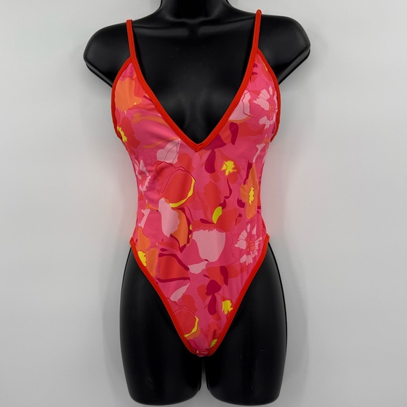 93 Play Street Veronica One-Piece Swimsuit in Pink Multi PrintMedium